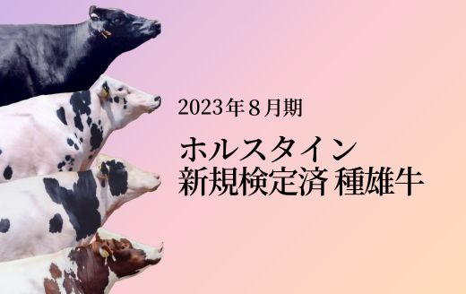 2023年8月 新規検定済ホルスタイン種雄牛紹介 | GH-CONTENT