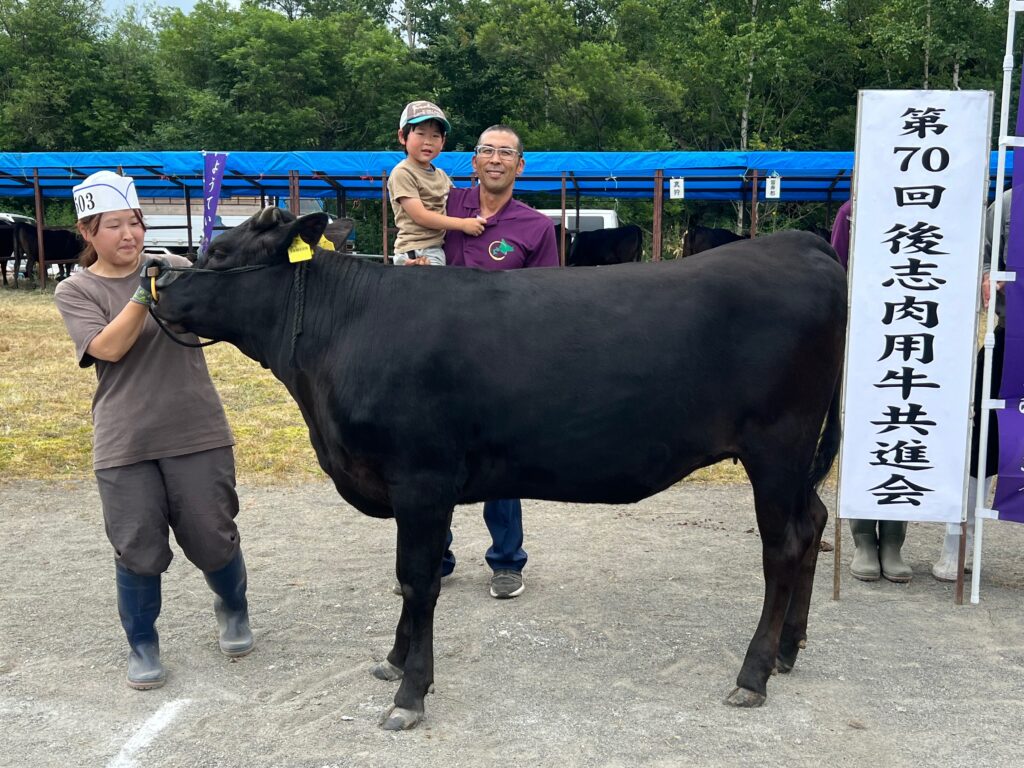 ジェネティクス北海道　英貞産子写真　大森輝夫様