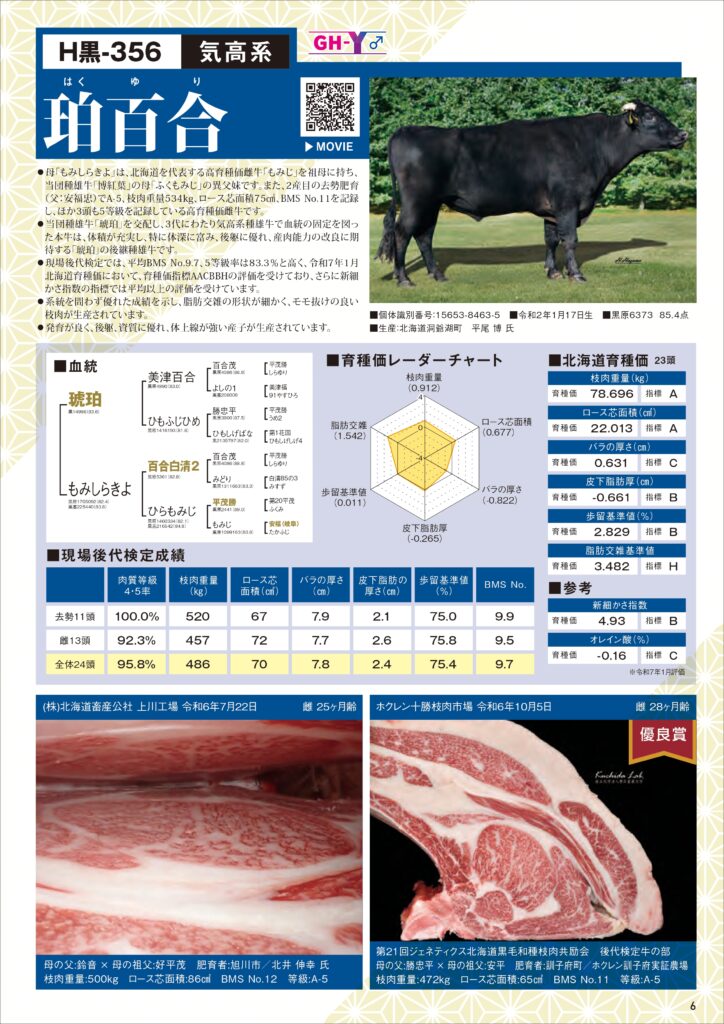 ジェネティクス北海道　珀百合