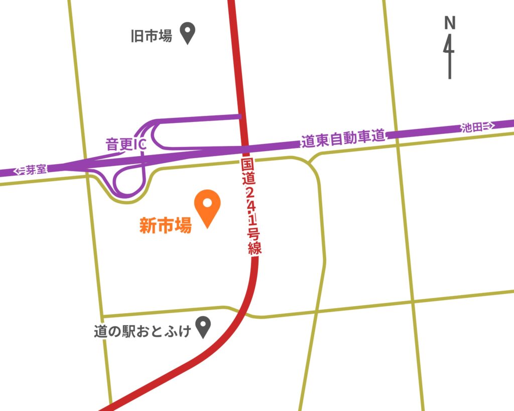 ジェネティクス北海道 新ホクレン十勝地区家畜市場 地図