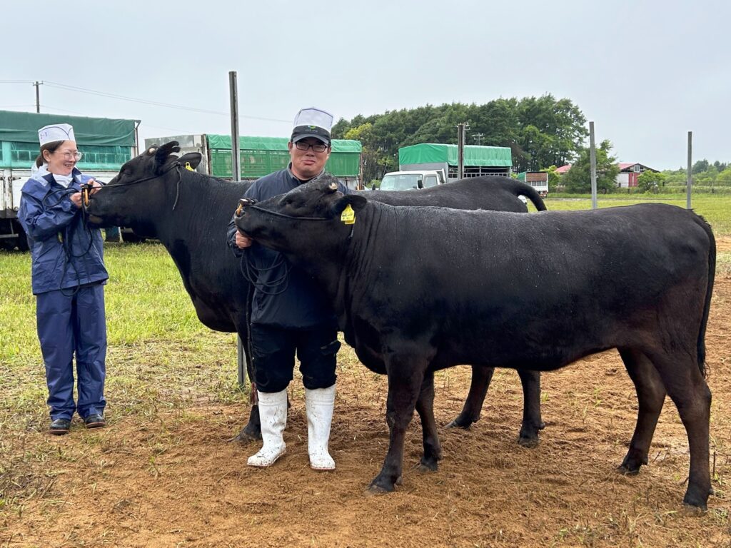 ジェネティクス北海道　勝美糸産子、拓忠平産子写真　宇南山知也様
